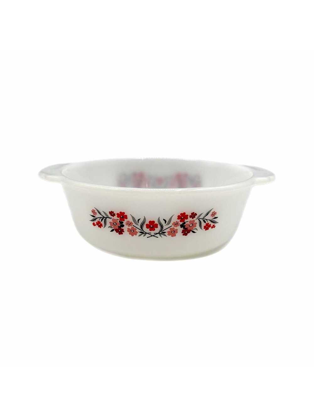 Vintage Anchor Hocking Fire-King 1l Primrose Glass Casserole Dish